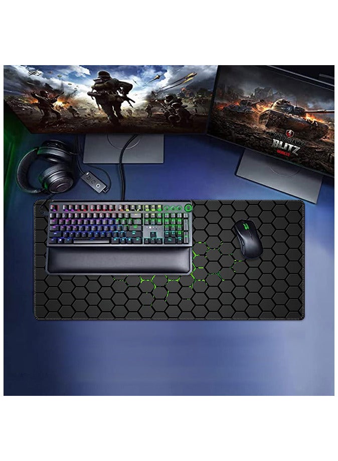 Large Mouse Pad Extended Gaming Mouse Pad Non-Slip Rubber Base Mouse pad（300 * 800 * 2mm）  - Image 3