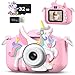 Teslahero Kids Camera ToysChildren Digital Video Camera Gift for Girls Boys 312 Age KidsChritmas Birthday Festival Present for 3 4 5 6 7 8 9 10 11 12 Year Old Toddler Child Pink - Image 3