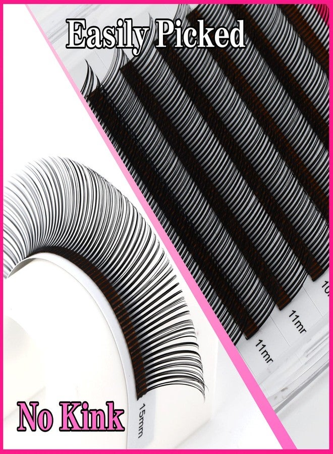 TDANCE Lash Spikes Matte Black 5D Spikes Lash Extensions Natural Look 5D Flower Eyelash Extensions for Professional Use Spikes Lashes (5D-Flower,C-0.07,8-15mm) - Image 4