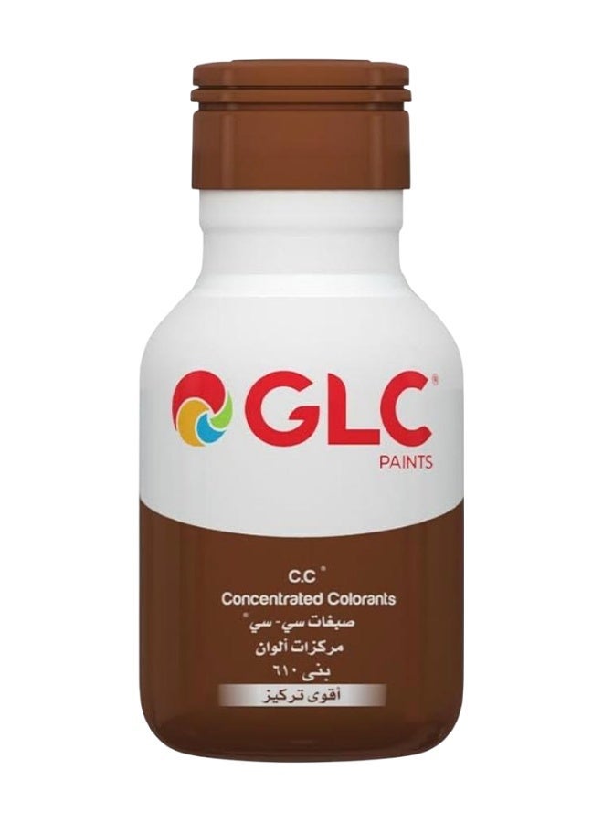 جي أل سي مركزات ألوان GLC للدهانات 40 مل - لون بني عالي التركيز والثبات - Image 2