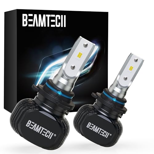 BEAMTECH 9006 Bulbs, S1 Series HB-4 Fog lights, 300% Brighter 6500K White, 2 Bulbs - Image 1