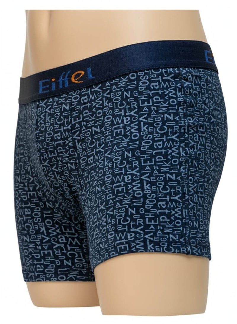 Eiffel Men’s Printed Boxer Shorts Made from Premium Syrian Cotton – All-Day Comfort and Lasting Style, 2 pieces - Image 2