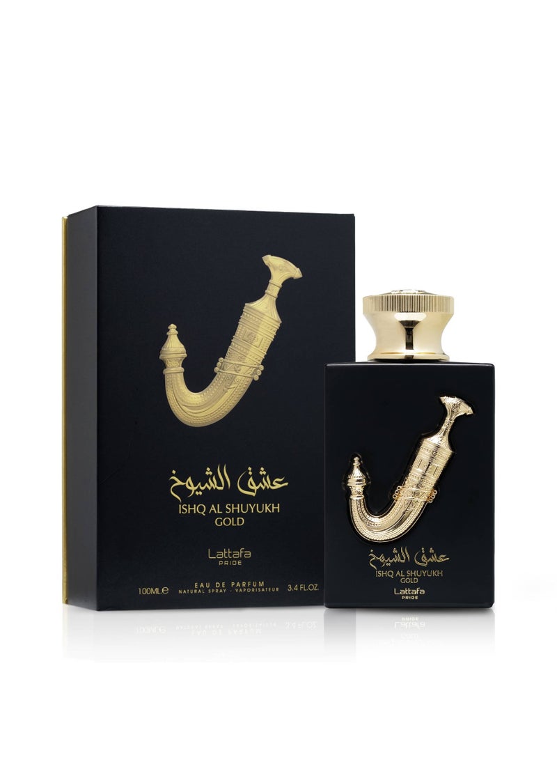 Lattafa Ishq Al Shuyukh Gold EDP 100ml - Image 2