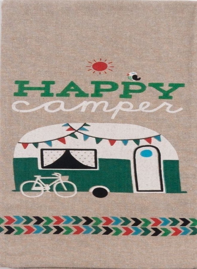Kay Dee Designs Camping Adventures Chambray Tea Towel Set of 3: Bundle Designs Include: Have an Adventure - I Heart Camping - Happy Camper - Image 2