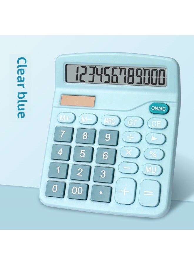 Dexin Solar Calculator High Color Value Voice Calculator Student Financial Office Desktop Computer - Image 1