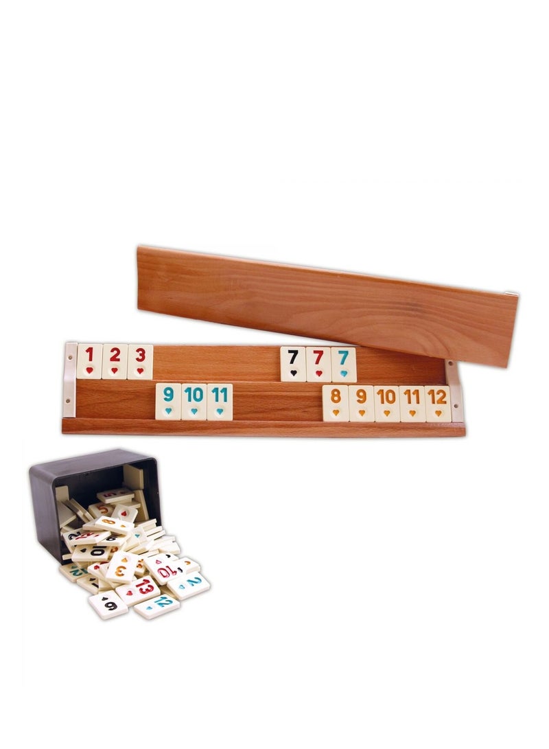 Star Flash Wooden Rummy  Set - Image 2
