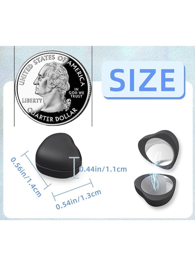 جود باي مجموعة من اثنين من دبابيس طرحة سكارف مغناطيس على للحجابشكل قلب - Image 4