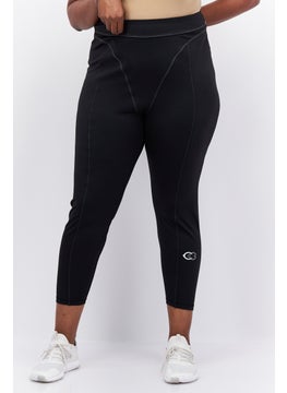 Women Plus Size Training Leggings, Black
