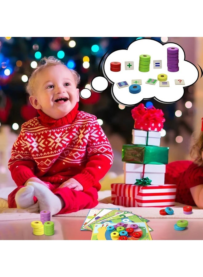 Lydaz ألعاب ليداز مونتيسوري الرياضية، ألعاب كتل الأرقام الخشبية للأطفال، لعبة تعليمية لرياض الأطفال، مستلزمات ضرورية لفصل ما قبل المدرسة، هدية لعبة أحجية العد STEM للأطفال من 3 إلى 6 سنوات - Image 3