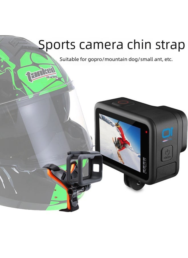 Digital Computer Sports Camera Accessories Action Camera Including Chest Strap Mounts Tripod Adapters Extension Poles-Color:Orange - Image 5