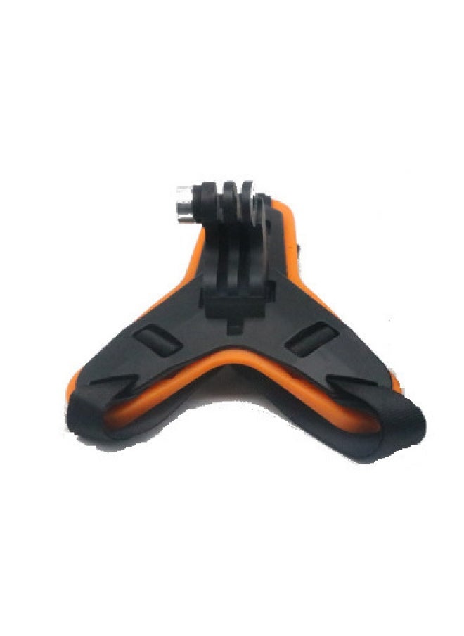Digital Computer Sports Camera Accessories Action Camera Including Chest Strap Mounts Tripod Adapters Extension Poles-Color:Orange - Image 3