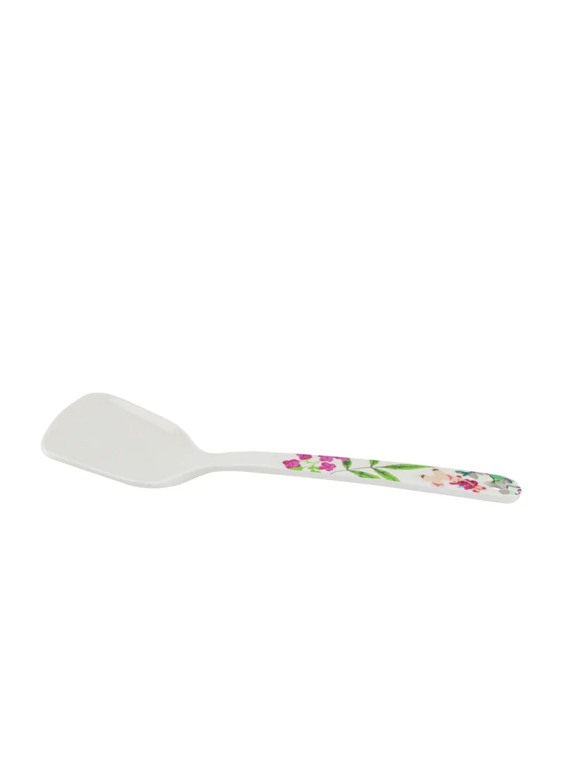 Cuisine Art Bamboo Fiber Flower Design Turner White 32cm
