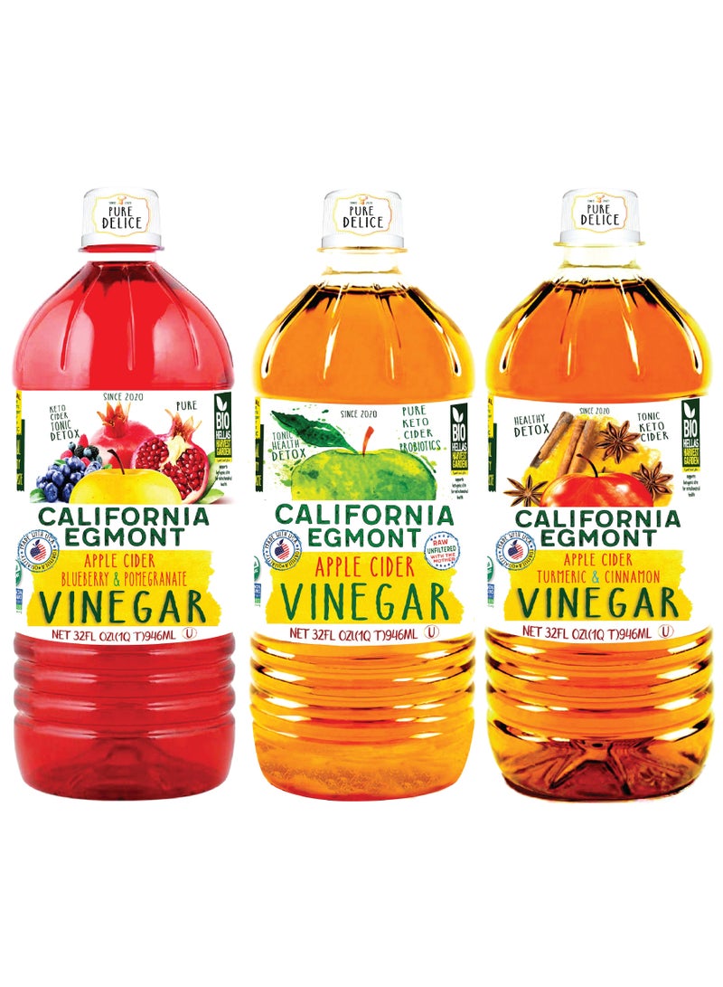 CALIFORNIA EGMONT Apple Cider Vinegar collection Pack of 3 pieces*3litres - Image 1