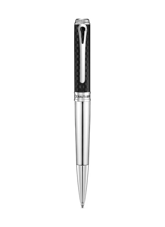 CERRUTI 1881 Angelo Pen Half Textured & Carbon Fiber Finish Refined Elegance & Durability