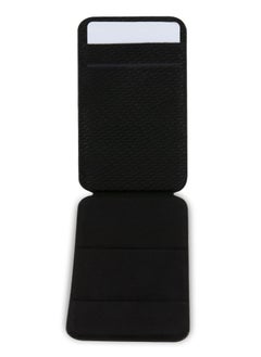 BMW Leather Card slot MagSafe Wallet / Magnetic Attraction / 2Card Slots / Stand Function / Slim and Sleek Design - Black  - Image 4