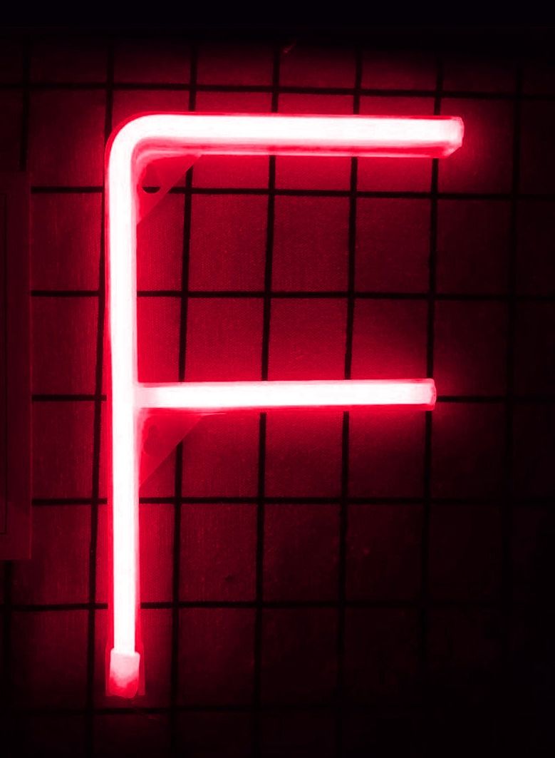 Salla LED Neon Flex Letter Light F 30x18cm - Image 1