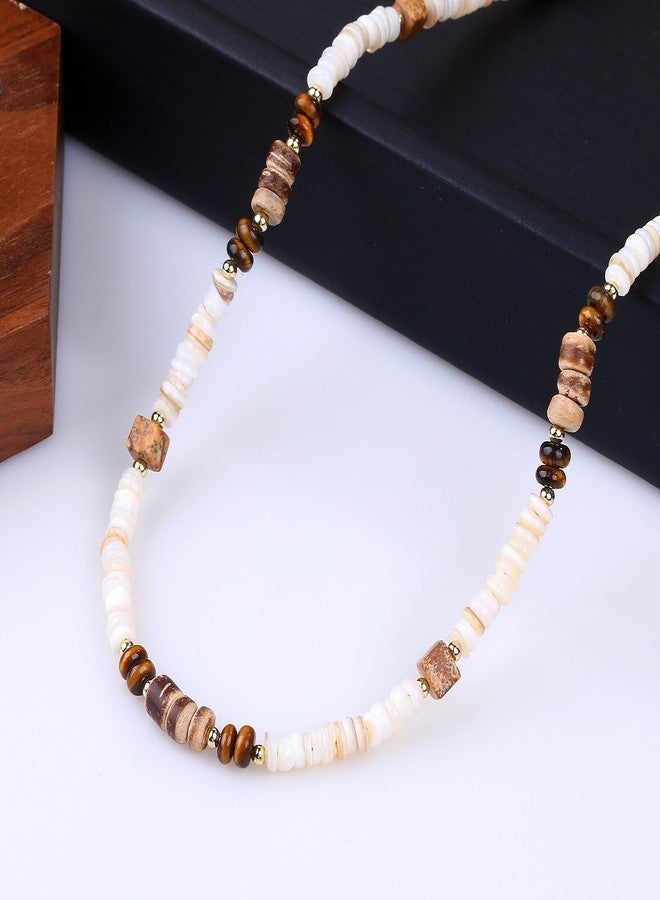 سمر لوف قلادة "حب الصيف" الرقيقة المصنوعة يدويًا والمزينة بالخرز، قلادة ساحرة من الكريستال العلاجي للنساء، هدايا للأمهات، هدايا عيد الأم، قلادة ذهبية للنساء (#8) - Image 5