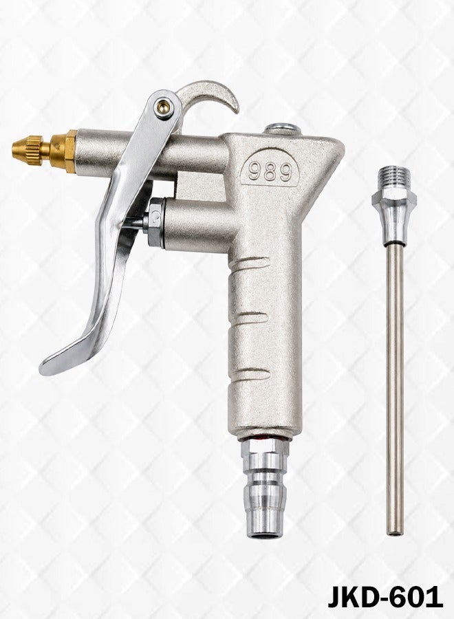 مسدس نفخ هواء هوائي (Pneumatic) بفوهة 80 مم – أداة تنظيف بالهواء عالي الضغط – مسدس معدني لإزالة الغبار يعمل بضاغط الهواء – أداة تنظيف مثالية للمقصورات الداخلية للسيارات، لوحات مفاتيح الحواسيب، المحركات، الورش، المرائب، والآلات والمعدات (الموديل: JKD-601) - Image 1