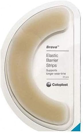 Coloplast شرائط الحاجز المرنة برافا، شرائط 5 1/2" (علبة من 20)