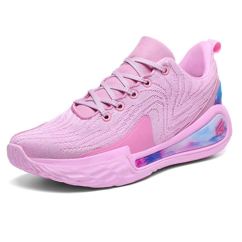 Basketball Shoes Curry 12 Mens MD Big Sole TPU Big Sole Flying Woven sneaker Trend Shock Cushion Competition Boots Couple Black and yellow - Image 3