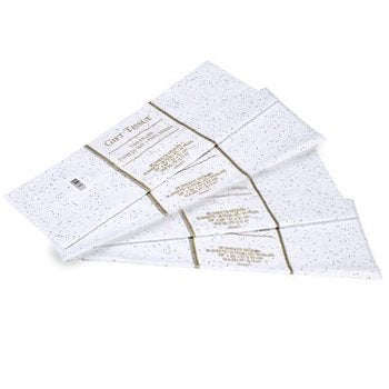 MBW Gift Wrap Bag Tissue Paper White Foil Sequin Sparkle 40 Sheets 20 x 20 Inches - Image 1