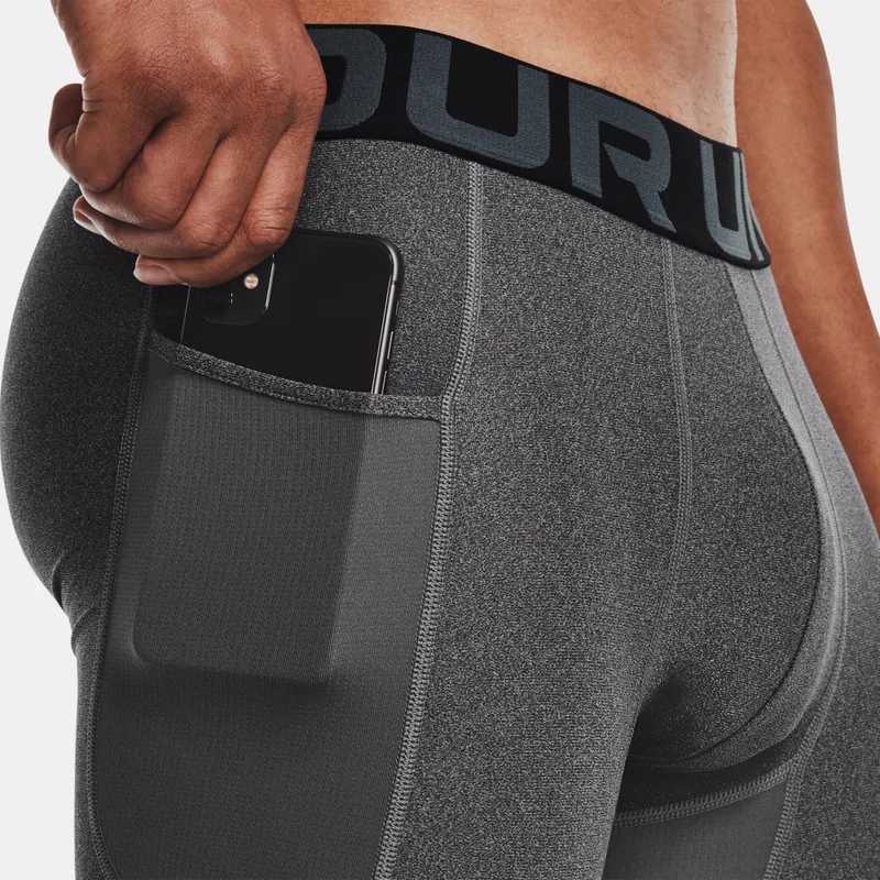 UNDER ARMOUR Grey Men's HeatGear® Armour Compression Shorts for Men | Best Price UAE