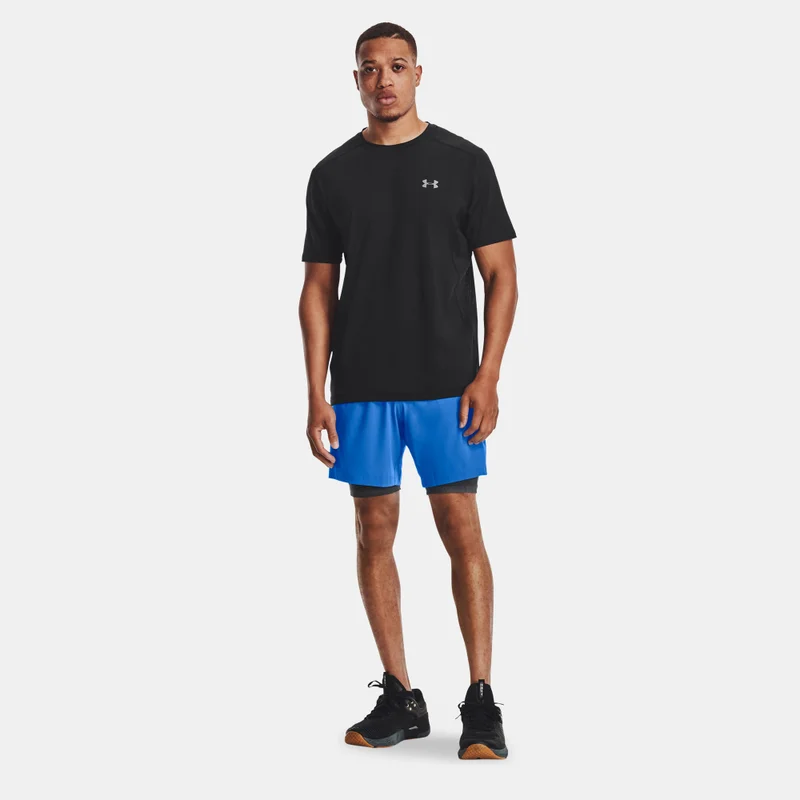 UNDER ARMOUR Grey Men's HeatGear® Armour Compression Shorts for Men | Best Price UAE