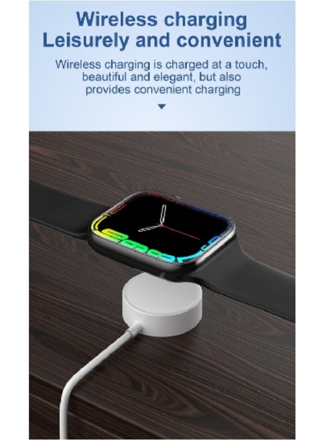 AROAQ S9 Pro Max Smart Watch with 1.85'' LCD Screen, Bluetooth Calling, Notifications, Heart Rate/SpO2/BP Monitor, Multiple Sports Modes, IP67 Waterproof Fitness Tracker for Android & iOS – Black - Image 3