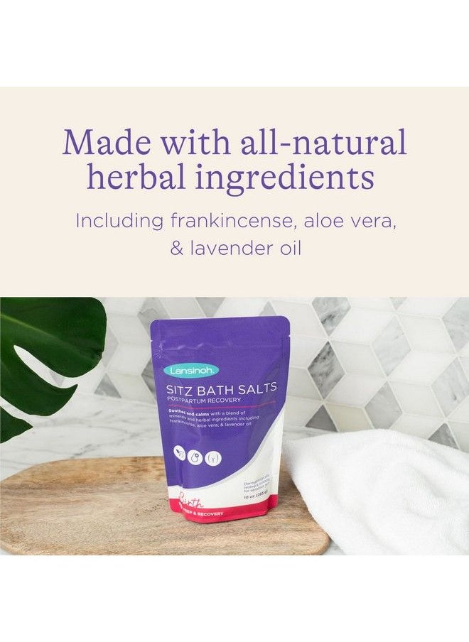 Lansinoh Sitz Bath Salts Postpartum Essentials with Soothing and Calming Ingredients Including Lavender Oil Frankincense and Aloe Vera 10 Ounce  - Image 4