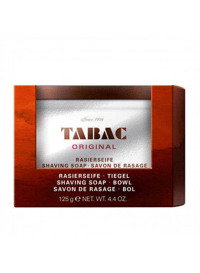ANTONIO PUIG Tabac Original By Maurer & Wirtz For Men. Shaving Soap Bowl 4.4 Ounces - Image 1