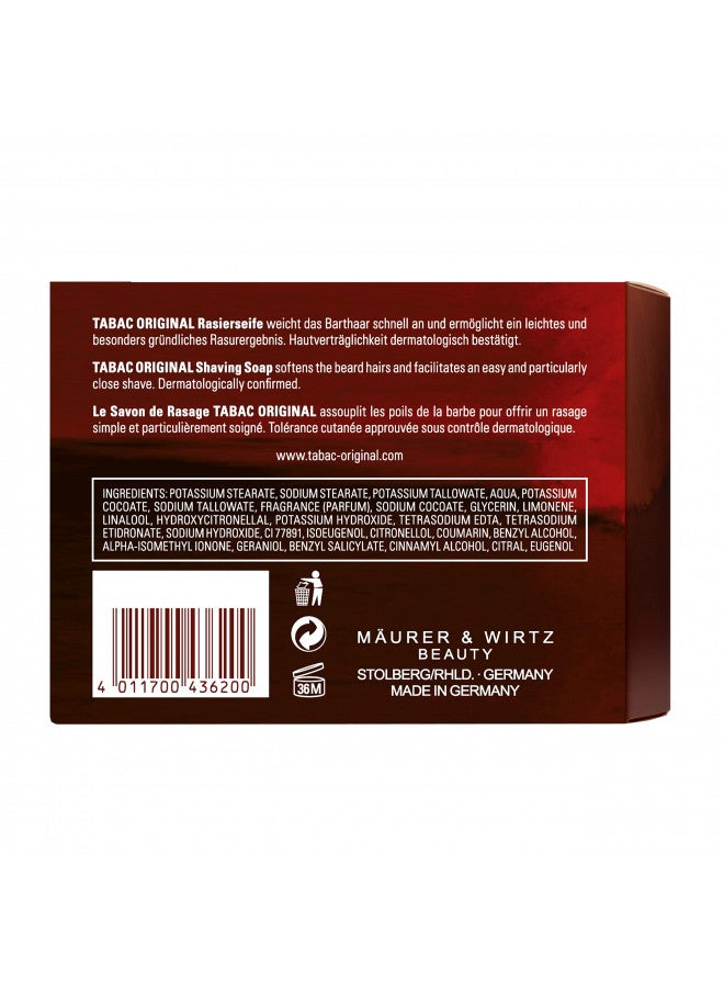 ANTONIO PUIG Tabac Original By Maurer & Wirtz For Men. Shaving Soap Bowl 4.4 Ounces - Image 4