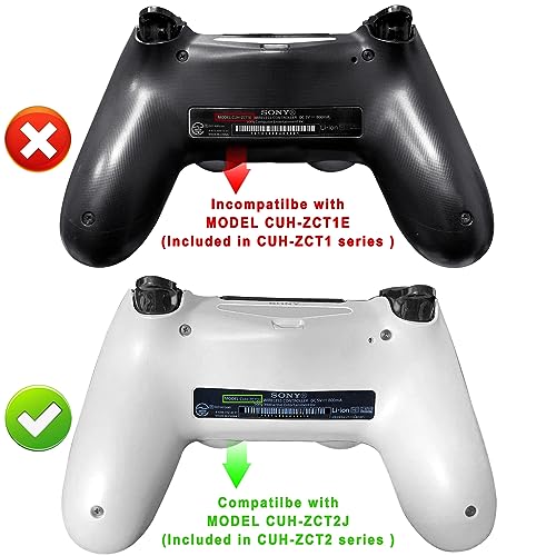 OSTENT 1000mAh 3.65V 3.7Wh Rechargeable Li-ion Battery Pack Replacement for Sony PS4 Pro/Slim CUH-ZCT2 Series Bluetooth Wireless Dual Shock Controller Second Generation New Version Small Connector - Image 3