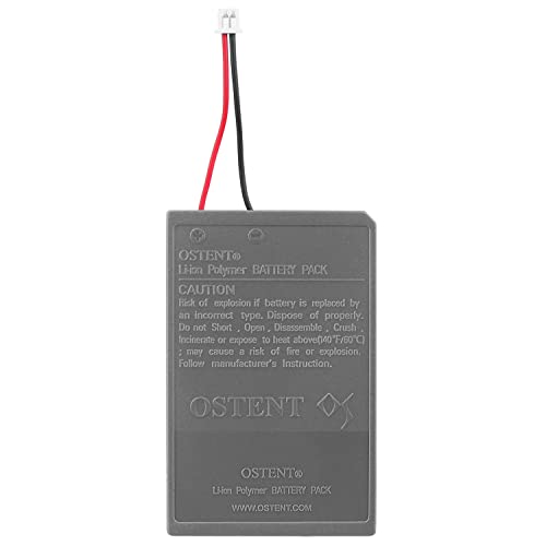 OSTENT 1000mAh 3.65V 3.7Wh Rechargeable Li-ion Battery Pack Replacement for Sony PS4 Pro/Slim CUH-ZCT2 Series Bluetooth Wireless Dual Shock Controller Second Generation New Version Small Connector - Image 1