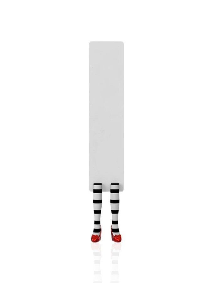Xanadued Wicked Witch Bookmark, Wicked Book Mark, Witch Legs with Ruby Slippers Bookmark for Book Lovers Gifts Gift Ideas - Image 1