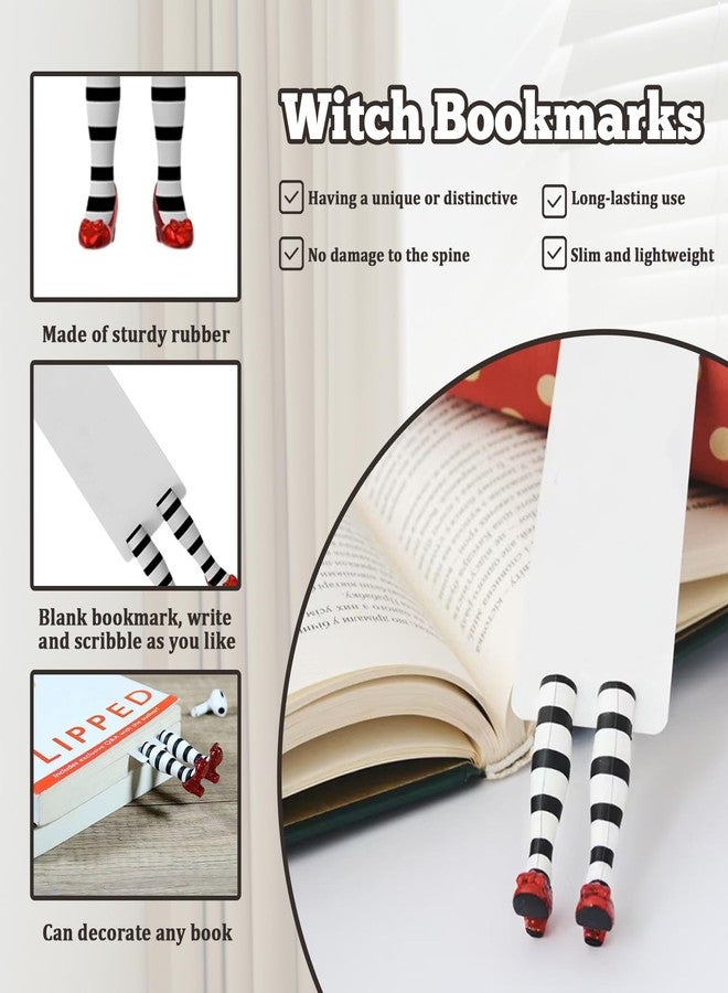 Xanadued Wicked Witch Bookmark, Wicked Book Mark, Witch Legs with Ruby Slippers Bookmark for Book Lovers Gifts Gift Ideas - Image 4