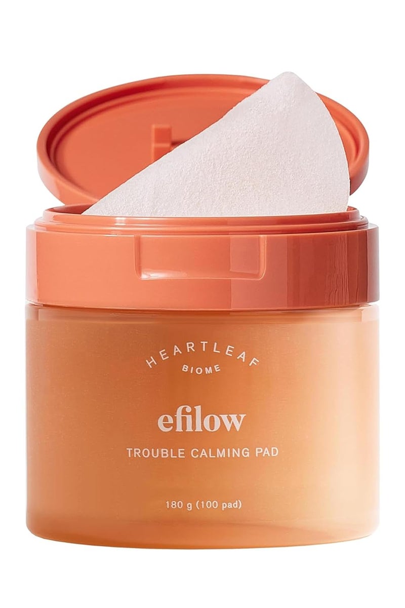 Heartleaf Biome Trouble Calming Pad 100 Sheets  Soothing Cleansing Pads for Face Redness and Sensitivity  Pure  Refreshing Korean Face Pads
