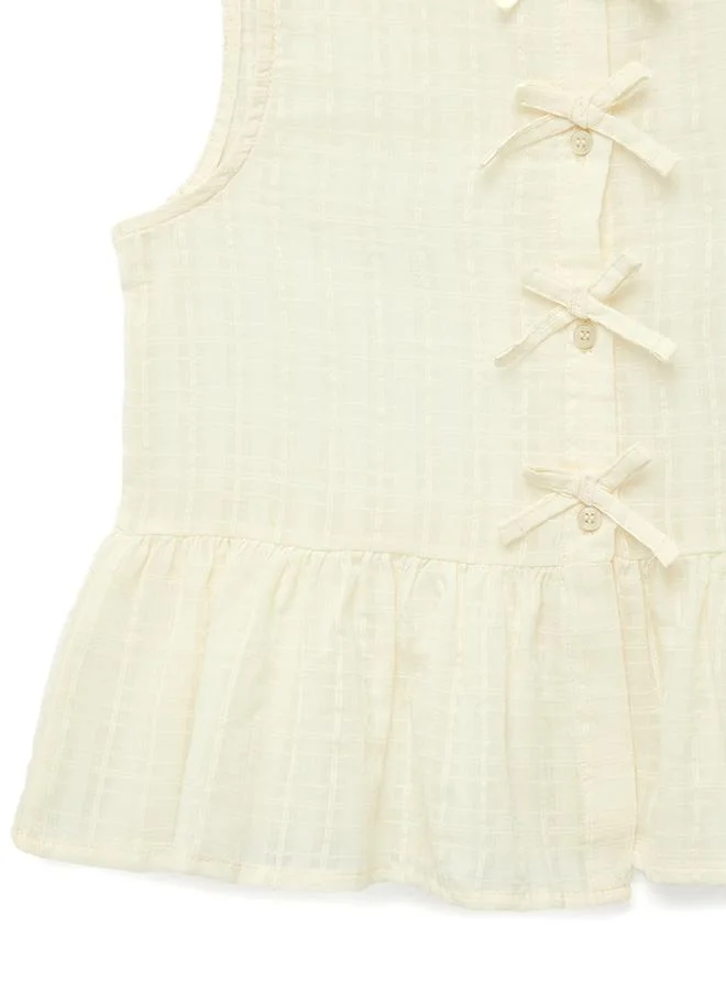 Koton  Neck Bow Blouse for Women | Best Price UAE