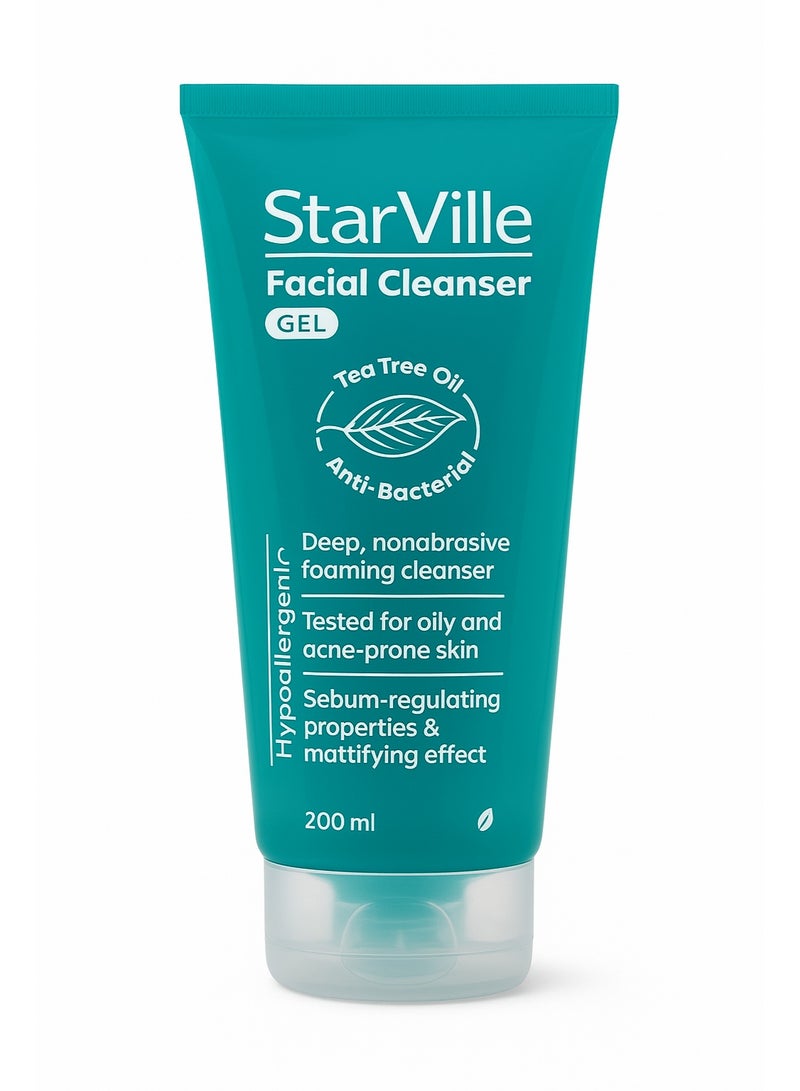 StarVille Facial Cleanser Gel with Tea Tree Oil - Image 1