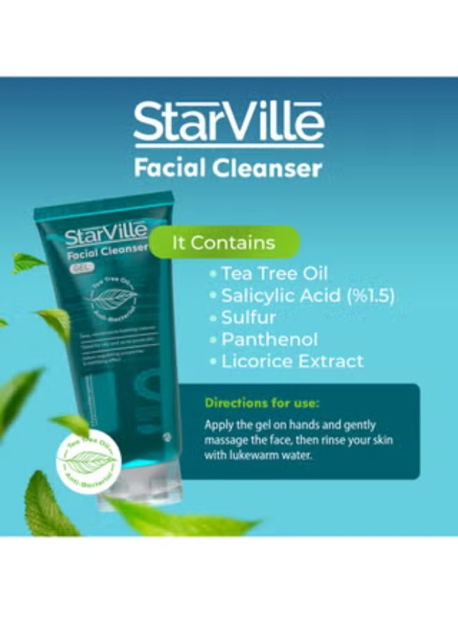 StarVille Facial Cleanser Gel with Tea Tree Oil - Image 3