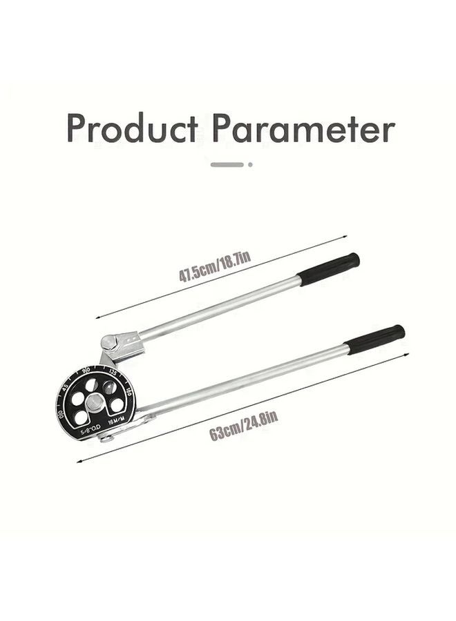 5 8 Inch 16mm Heavy Duty Manual Pipe Bender Zinc Coated Aluminum Steel Construction - Image 3
