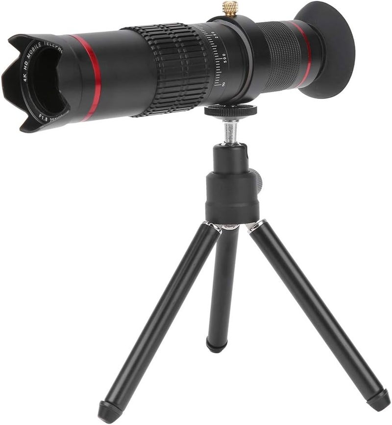 cheekyglo Monocular Telescope with Tripod and Phone Clip, 22X Zoom Telephoto Telescope for Smartphone, for Games/Concerts/Travel/Bird Watching/Camping/Hiking - Image 1