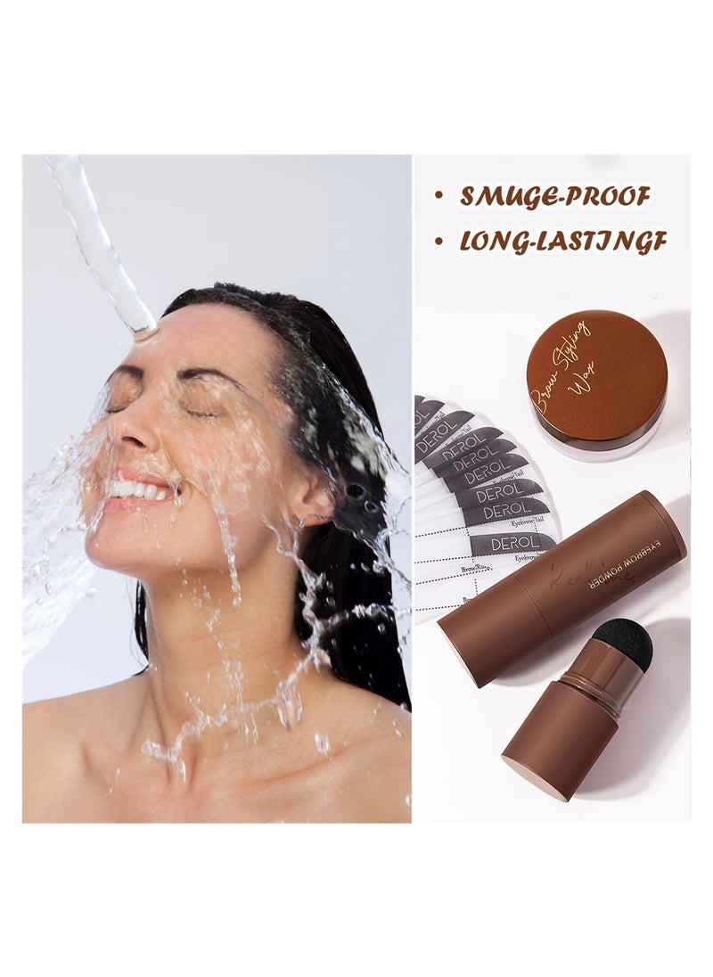 SYOSI - Eyebrow Stamp Stencil Kit One Step Brow Printing Kit - Image 1