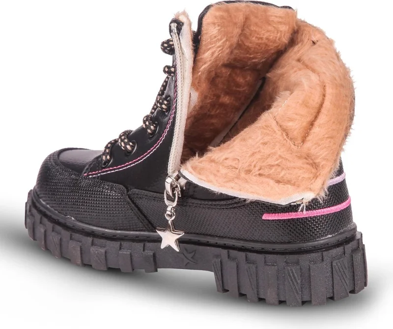كابتن جونيور Girl's Boots with Fur Inside Pstr 500