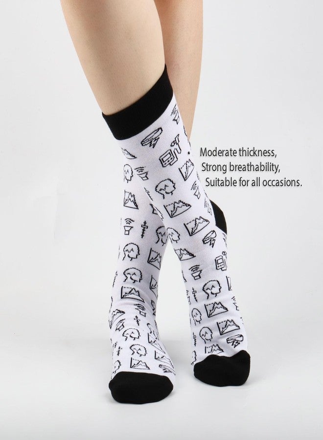 TOBGBE 2 Pairs Audiologist Socks Ear Doctor Gift Audiology Graduation Gift Audiologist Retirement Gift (Audiologist Socks) - Image 4