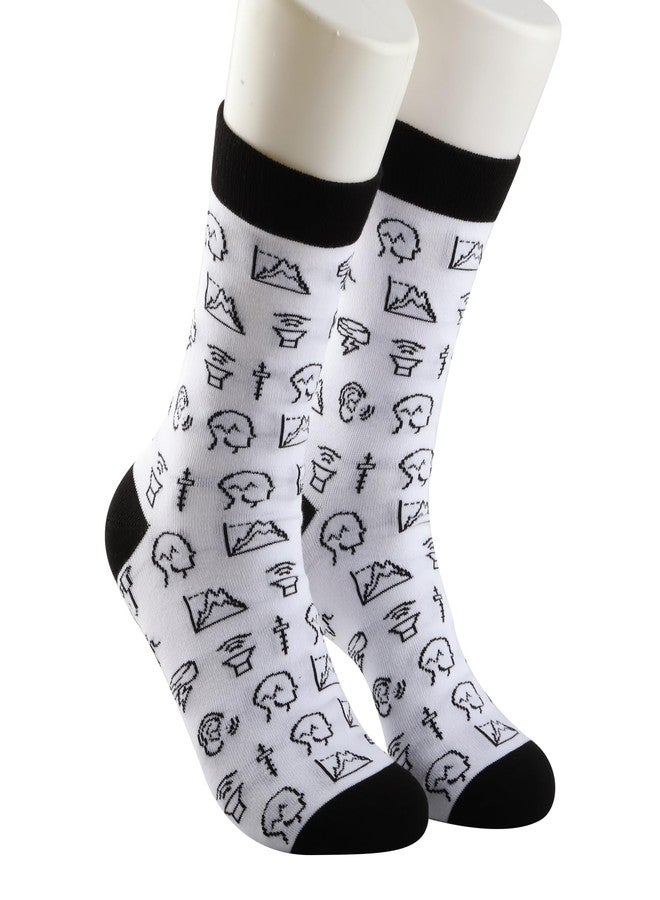 TOBGBE 2 Pairs Audiologist Socks Ear Doctor Gift Audiology Graduation Gift Audiologist Retirement Gift (Audiologist Socks) - Image 1