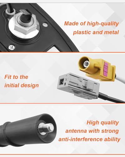 JUQAFY Roof Antenna & Base Fit for Kia Sorento 2011 2012 2013 2014 2015, Replace 96210-1u000 - Image 3