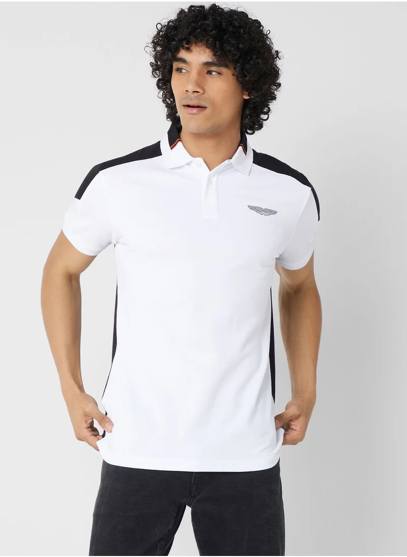 Hackett Color Block Polo