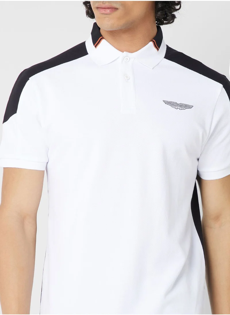 Hackett Color Block Polo