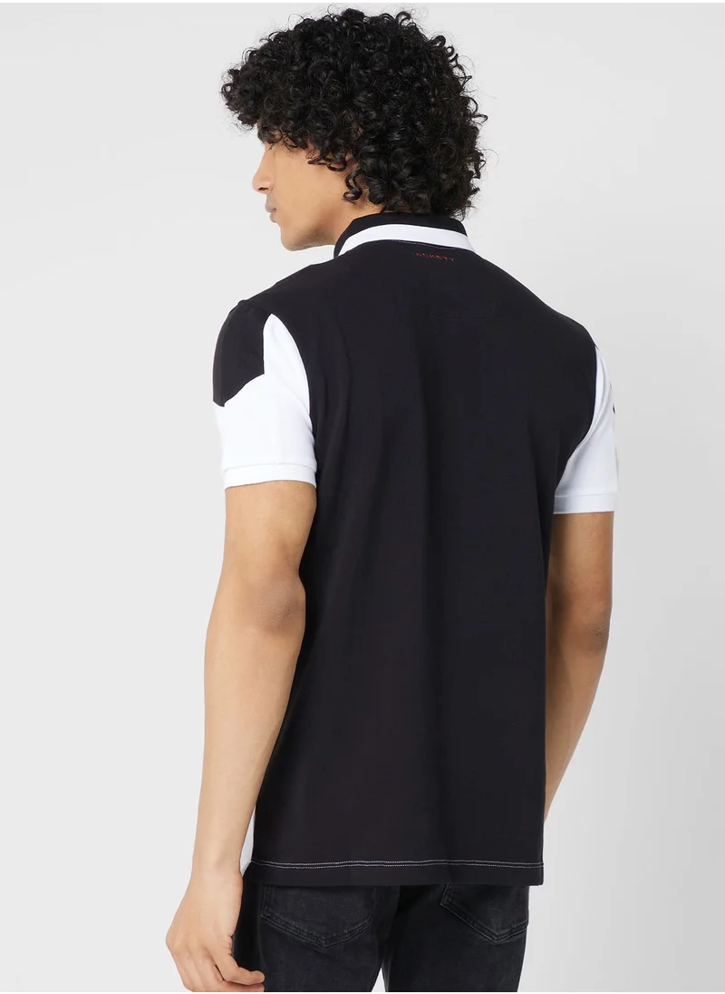 Hackett Color Block Polo