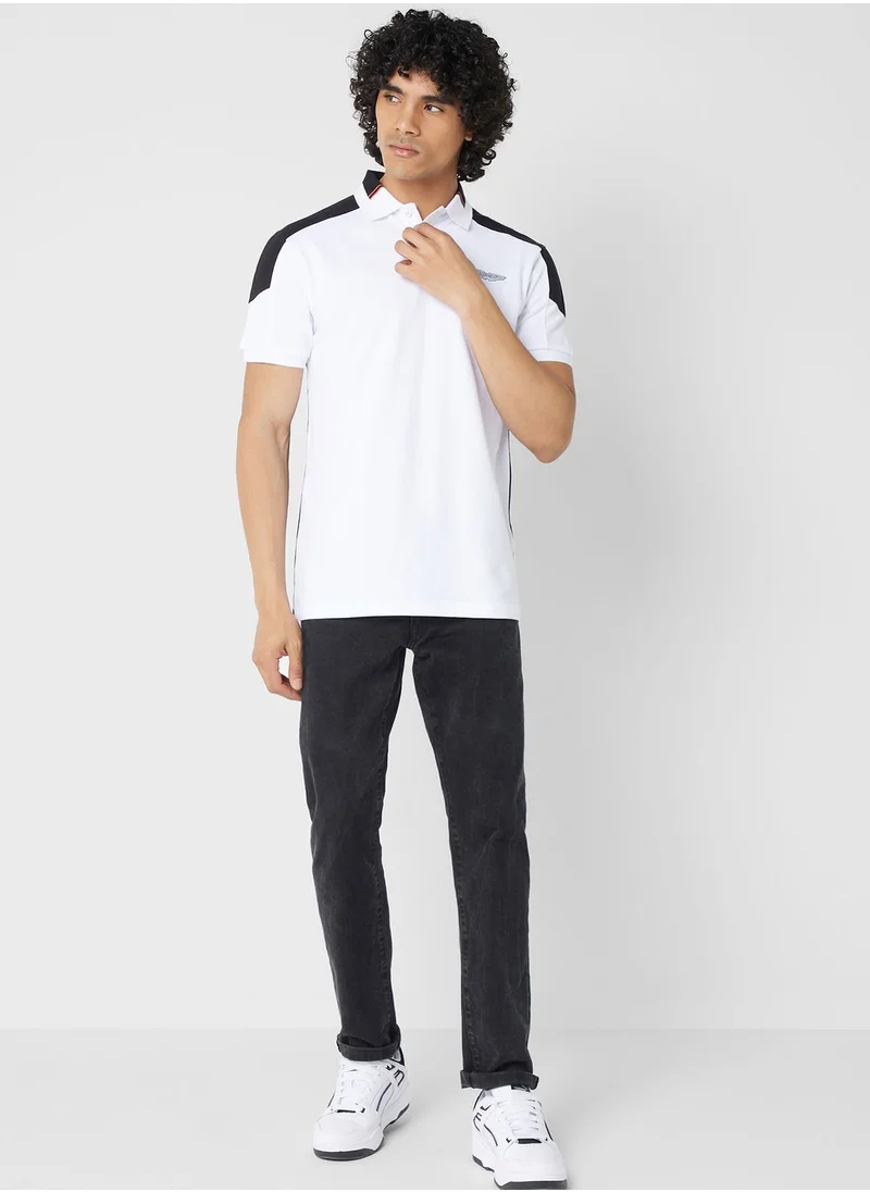 Hackett Color Block Polo